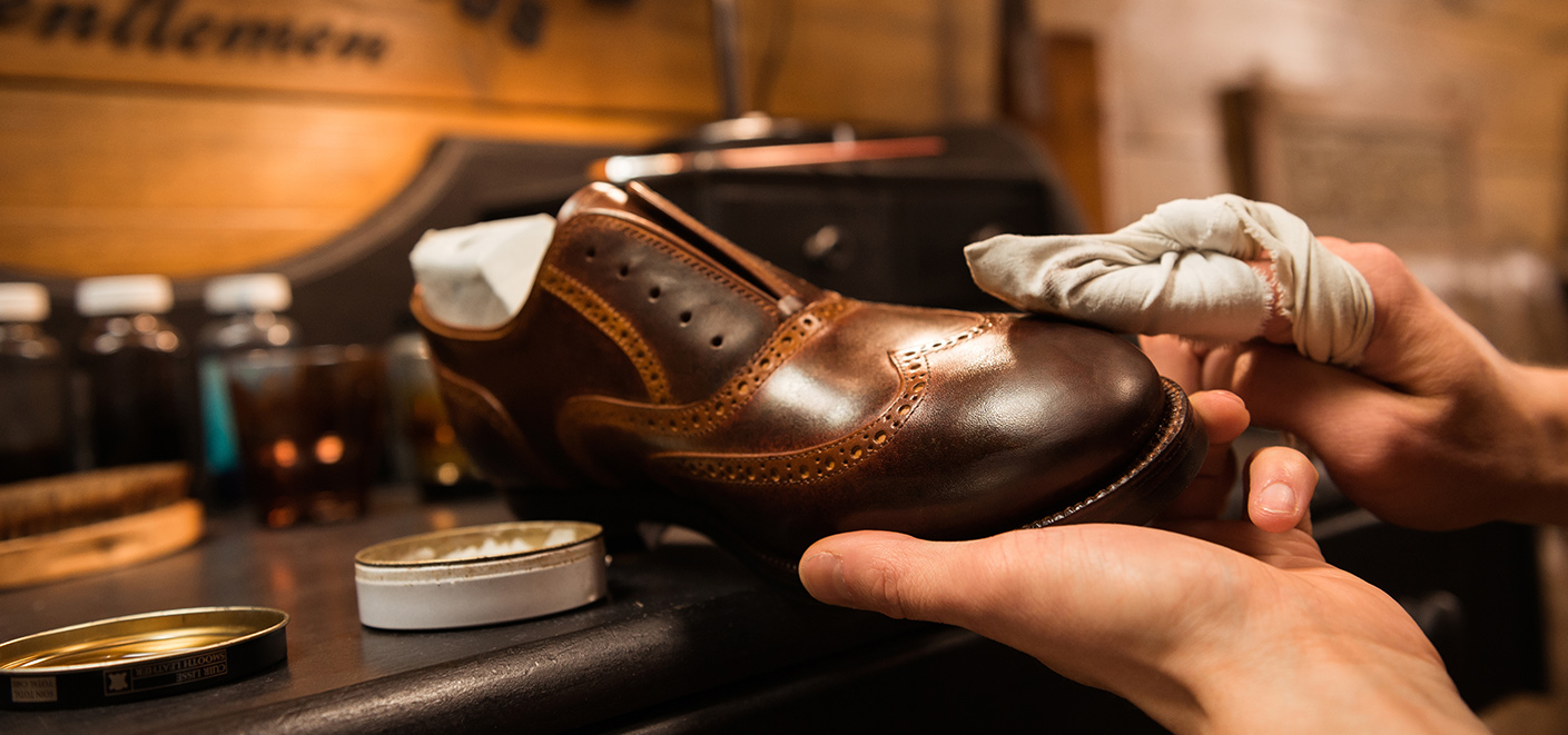 Industria de zapatos de cuero